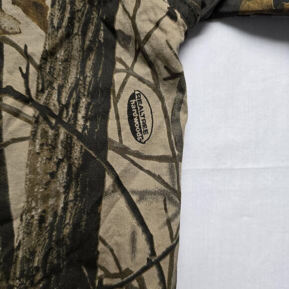 Woolrich Shirt Mens Large Camo Realtree Hardwoods Short Sleeve Outdoor Hunting - Picture 3 of 10